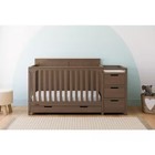 Graco Hadley Hazelnut 5-in-1 Convertible Crib And Changer With Storage Drawers