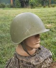 Original Military Helmet Ssh 40 Steel Ww2 Soviet Army Rkka Wwii Star Number