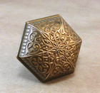 Antique Door Knob Corbin 1875 Cast Brass Bronze C-10200 Large Victorian Hexagon