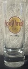 Hard Rock Cafe Tall Shot Glass Warsaw Poland Red Circle Rare  4  Tall