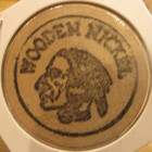 Vintage Dolloff Coin Center Portsmouth  Nh Wooden Nickel  1 Token New Hampshire
