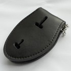 Leather Police Badge Holder Belt Clip