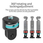 360 Swivel 1 4 Screw Converter Mini Tripod Adapter For Gopro Hero 10 9 8 5 Eken
