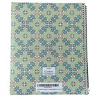New Current Address Book Large Print Green Blue Floral Spiral Bound Organizer