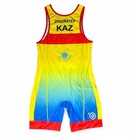 Kazakhstan Wrestling Singlet Adult Large Asics