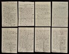 Lot 1945 Antique Vernon Leininger Denver Pa 4 Letters Reinholds Grandparents 