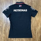 Mercedes Amg Womens Size Medium Polo Shirt Petronas F1 Racing Team Short Sleeve