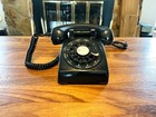 Vintage Western Electric 1961 Working Telephone  Black Bakelite Desk Phone