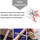 10pcs Diamond Needle File Set 3x140mm Mini Metal Glass Stone Craft Hand Tools
