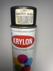 Vintage Spray Paint  Krylon Semi Flat Black  1980s 