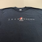 Vintage Team Canada T-shirt Mens Xl Black National Ice Hockey Winter Olympics