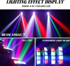     Moving Head Light 120w 8 Led Mini Spider Stage Effect Light Dmx Dj Party Light