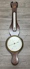 Antique Regency Mahogany Banjo Wall Barometer Barelli   Co - Bath C  1825 Signed