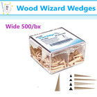 Dental Wizard Wedges Wide  Slim Jim  100-500 box  Assorted  Matrix Wood Waterpik