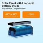 48km Solar Fence Charger 1 5j Max Adjustable 0 3-1 5j 6-12kv Dual Panels Kit