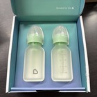 Munchkin Bond    Silicone Coated Glass Baby Bottles 4 Ounce  2 Pack