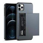 For Iphone 16 15 14 13 12 11 Pro Max Xr Shockproof Case Cover Wallet Card Holder