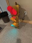 Vintage -rare-singer Brand 12-8-8  Traffic Light -cast Aluminum Box With Leds 25