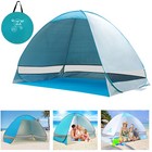 Pop Up Tent Instant Camping 2 Person Beach Shade Tent Uv Protection Sun Shelter