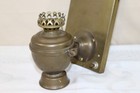 Vintage Perko Brass Wall Gimbal Electric Light Lamp Sconce Architectural Salvage