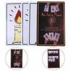Relighting Candles Magic Trick Set Cards Magic Props Funny Toy For Kids