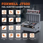 Foxwell Jt600 Ultrasonic Fuel Injector Cleaner Tester Nozzles Cleaning Machine