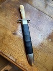 Antique Cased Bowie Knife-chevalier Ny-reproduction