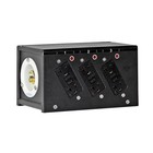 Indu-electric Dog House Floor Box Distro  L21-30 Input To  3  Non-breakered 5-20