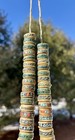 64 Antique Tibetan Buddhist Prayer Yak Silver Mala Turquoise Coral Bone Beads     