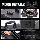 Professional Large Makeup Train Case 14 In Lockable Beauty Salon Organizer Box