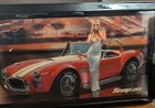 Snapon Calendar Girl Anglo American Hybrid Shelby Cobra Clock Works 23 x11 
