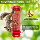 Squirrel Proof Bird Feeder For Outdoors Hanging  Weight Activated  5 Perches    