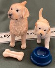 Schleich Golden Retriever 16394 Dad Dog Retired   16396  Puppy New 4 Piece Set