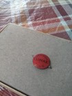 Vintage Red Metal Lorillard s Climax Plug Tobacco Tag