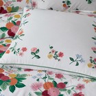 Dahlia Decorative Square Pillow Cover - White Multi  26 In  X 26 In    