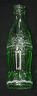 Vintage 1963 Coca-cola Embossed Green Bottle - 6 1 2 Oz- Odd Marking Von Bottom
