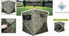 See-through Ground Blind For Deer Hunting  2-3 Person Lightweight Camouflage