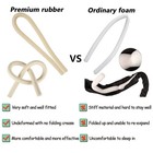 Heatless Curls Overnight hair Curlers To Sleep In no Heat Satin Curling Rod Set 