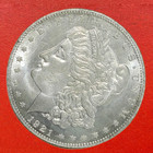 2 Coins-1921-s The Last Morgan Dollar   1921-p The First Peace Dollar