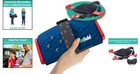 Lightweight Compact Backless Booster Seat With Cushion Ocean Blue
