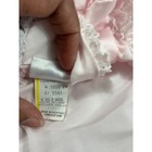 Vintage Mayfair Baby Girl Pink Lace Ruffle Top And Diaper Cover Set 6-9 Months