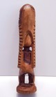 Vintage Pacific Island Tribal Hawaiian Sculpture Hand Carved Koa Wood Tiki 15 