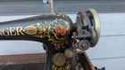Antique Singer Sewing Machine Model 66 Serial  G3660561 Redeye Parts Restoration