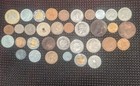    huge Mixed Bulk Lot 35 Assorted World International Coins  Nice Starter Lot   