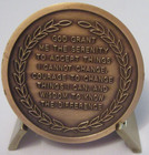 Alcoholics Anonymous Aa 50 Year Sunshine Bronze  Medallion Token Chip Coin