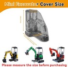 Full Cover For Mini Excavators Outdoor Waterproof Uv Snow Dust Rain Resistant