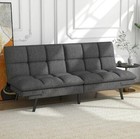 Modern Futon Sofa Bed Convertible Guest Room Living Apartment Dorm Day Couch New