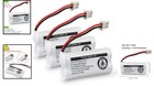 Reliable 2 4v 800mah Nimh Cordless Phone Batteries - Set Of 3 For Vtech   At t