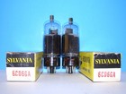 6cd6ga Nos Sylvania Radio Audio Amplifier Vacuum Tubes 2 Valves Tested 6cd6g