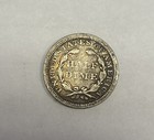 1858 Half Dime U s Silver Seated Liberty     Fine